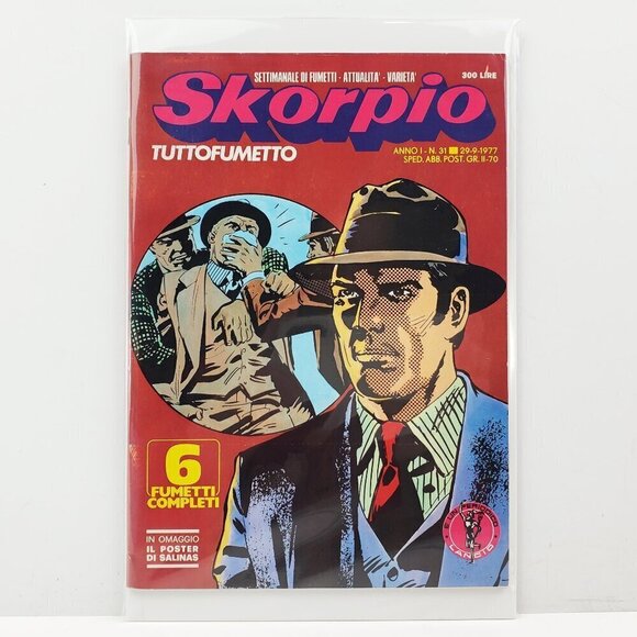 Skorpio Italian Comic Book #31 Lancio Vintage 1977 w/ Poster Tuttofumetto VF - Picture 9 of 11